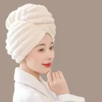 ✨ Microfiber Hair Drying Towel Cap – Quick Dry, Soft & Absorbent - Image 4